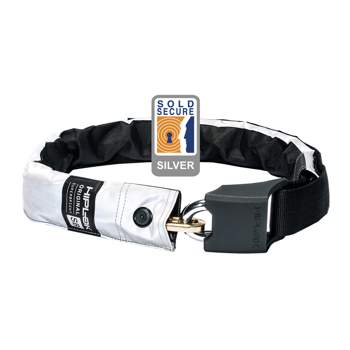 HIPLOK ORIGINAL V1.5 WEARABLE CHAIN LOCK 8MM X 90CM WAIST 24 44