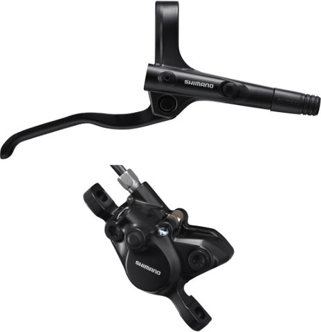 BR-MT200 / BL-MT200 bled brake lever/post mount calliper, black, front right